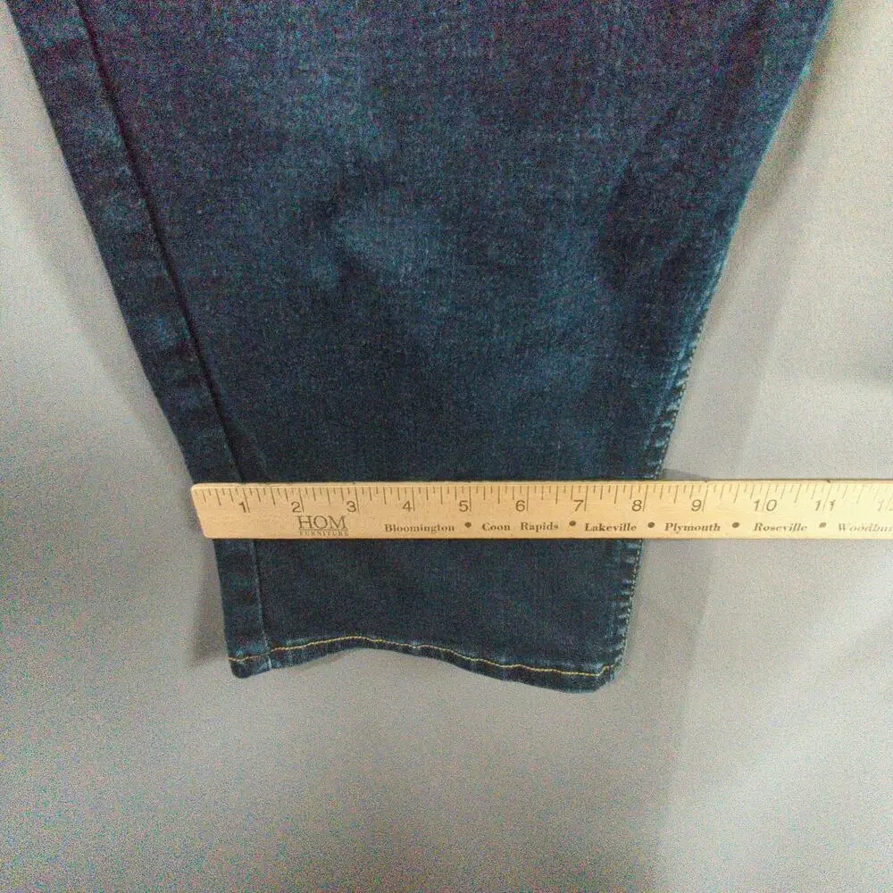 Devil Dog Jeans Mens 40x30 Blue Dark‎ Wash Athletic Fit Stretch